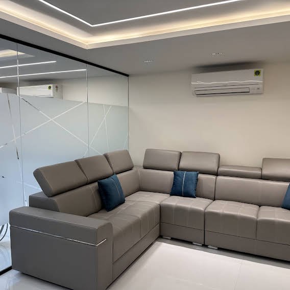 Patient waiting lounge at Dr. Lakshmi's SMILE SPACE